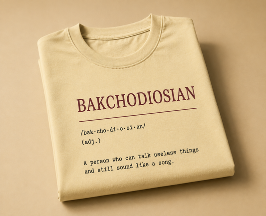 BAKCHODIOSIAN™ Oversized T-Shirt | The CTRL Z Lexicon Collection