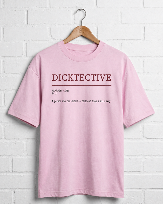 DICKTECTIVE™ Oversized T-Shirt | The CTRL Z Lexicon Collection