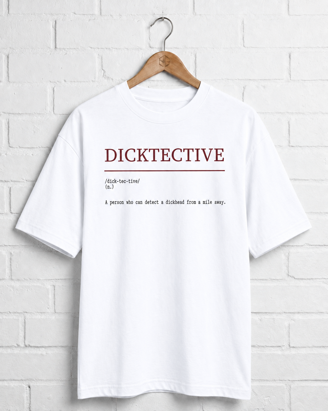 DICKTECTIVE™ Oversized T-Shirt | The CTRL Z Lexicon Collection