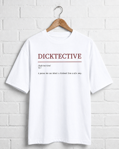 DICKTECTIVE™ Oversized T-Shirt | The CTRL Z Lexicon Collection