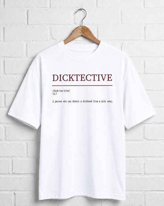 DICKTECTIVE™ Oversized T-Shirt | The CTRL Z Lexicon Collection
