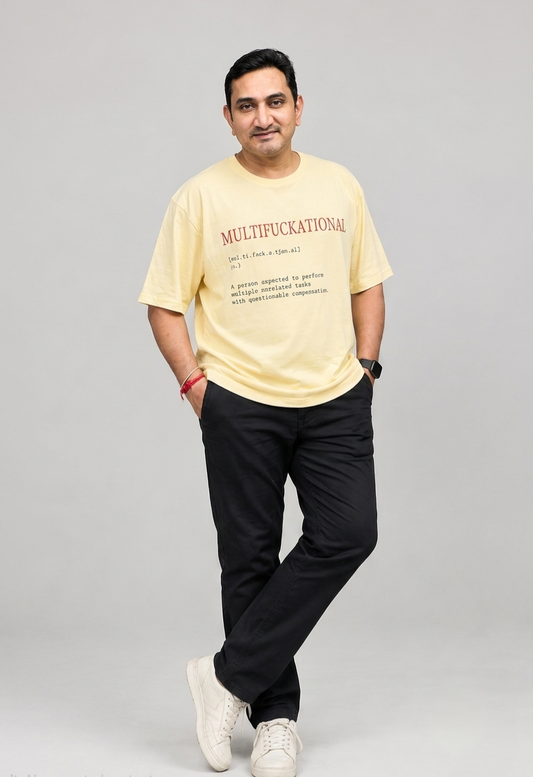 MULTIFUCKATIONAL™ Oversized T-Shirt | The CTRL Z Lexicon Collection