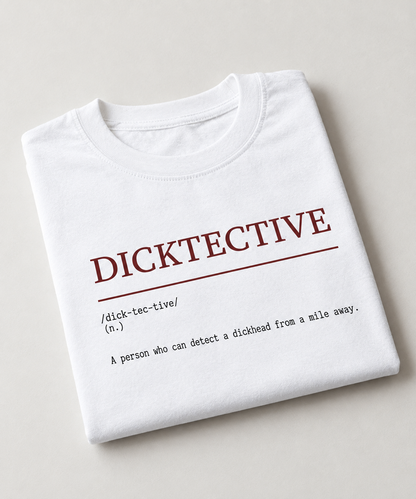 DICKTECTIVE™ Oversized T-Shirt | The CTRL Z Lexicon Collection