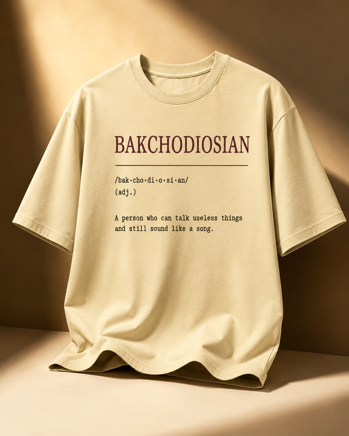 BAKCHODIOSIAN™ Oversized T-Shirt | The CTRL Z Lexicon Collection
