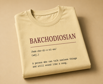 BAKCHODIOSIAN™ Oversized T-Shirt | The CTRL Z Lexicon Collection