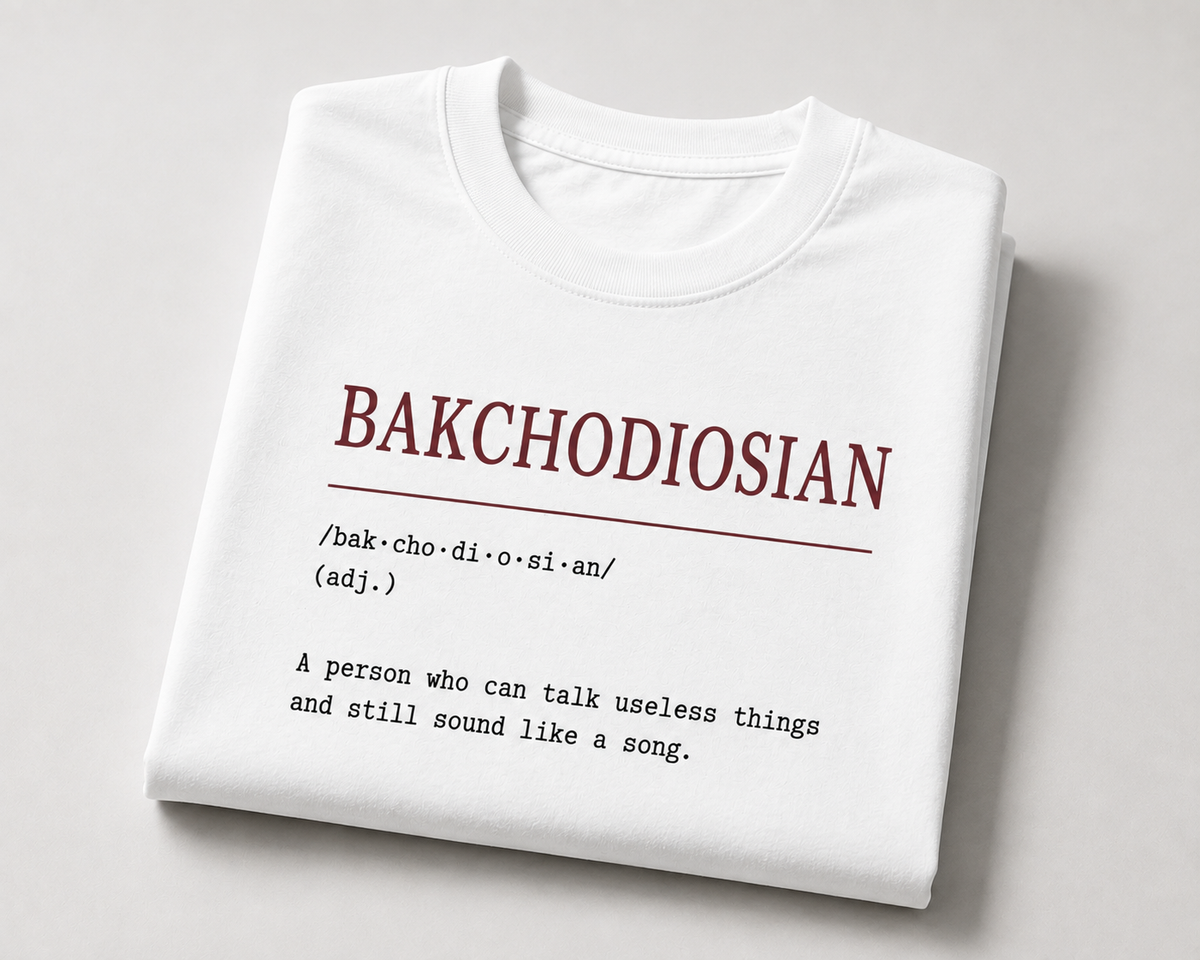 BAKCHODIOSIAN™ Oversized T-Shirt | The CTRL Z Lexicon Collection