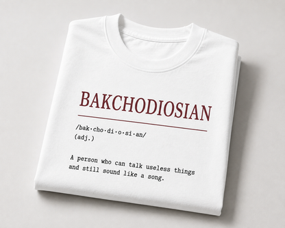BAKCHODIOSIAN™ Oversized T-Shirt | The CTRL Z Lexicon Collection