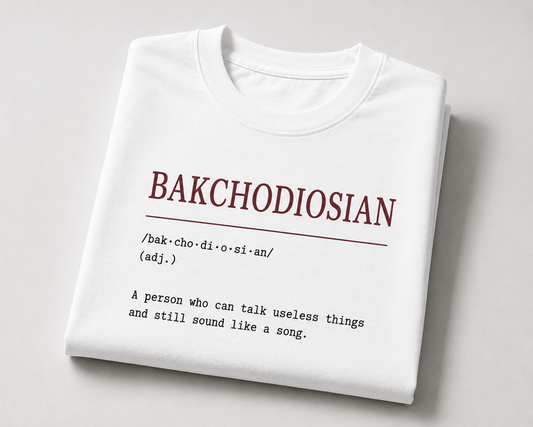 BAKCHODIOSIAN™ Oversized T-Shirt | The CTRL Z Lexicon Collection