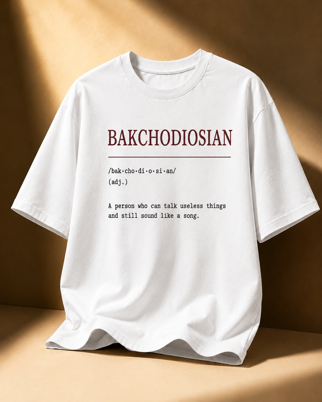 BAKCHODIOSIAN™ Oversized T-Shirt | The CTRL Z Lexicon Collection