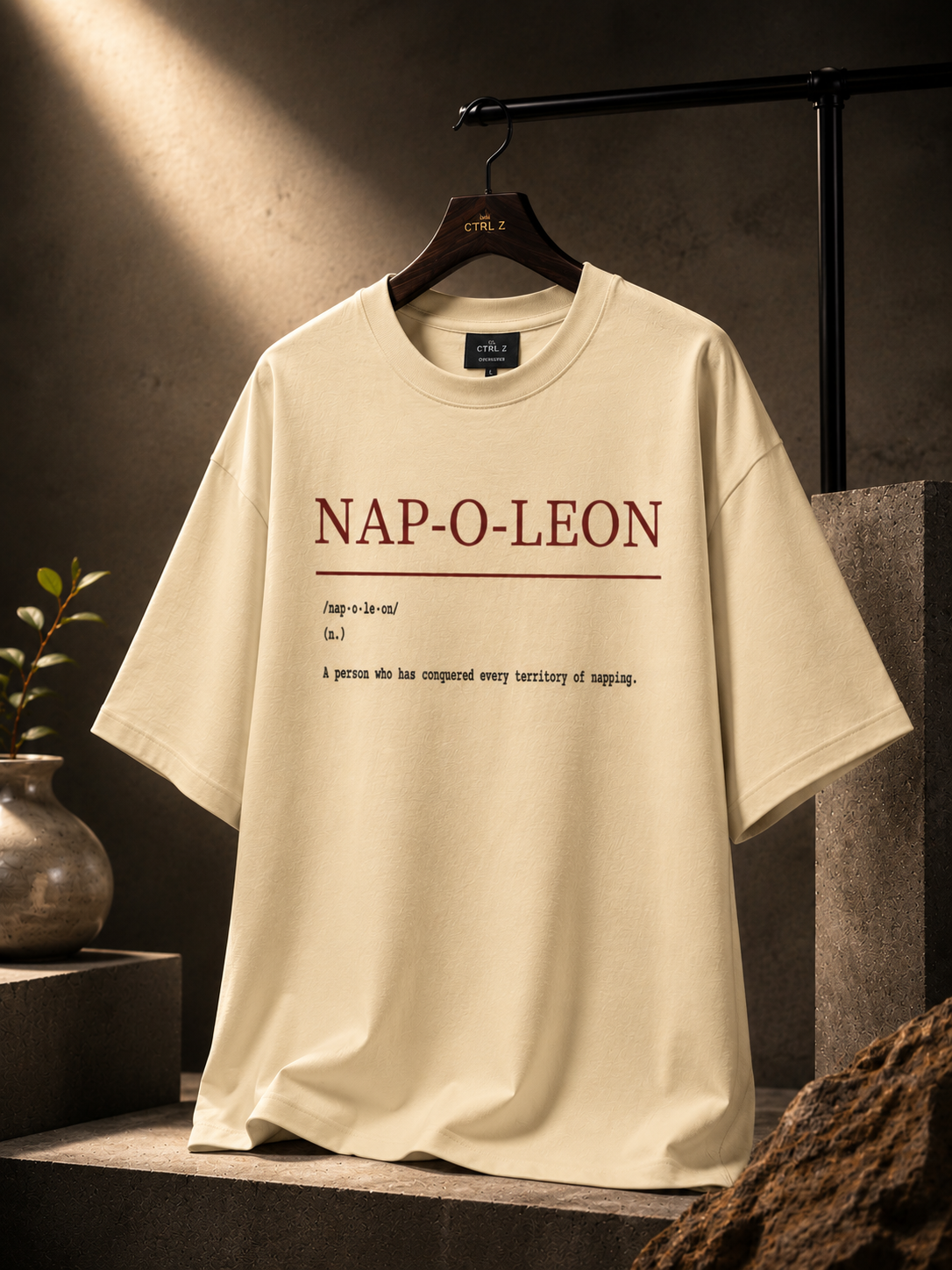 Nap-o-leon™ Oversized T-Shirt | The CTRL Z Lexicon Collection