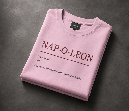 Nap-o-leon™ Oversized T-Shirt | The CTRL Z Lexicon Collection