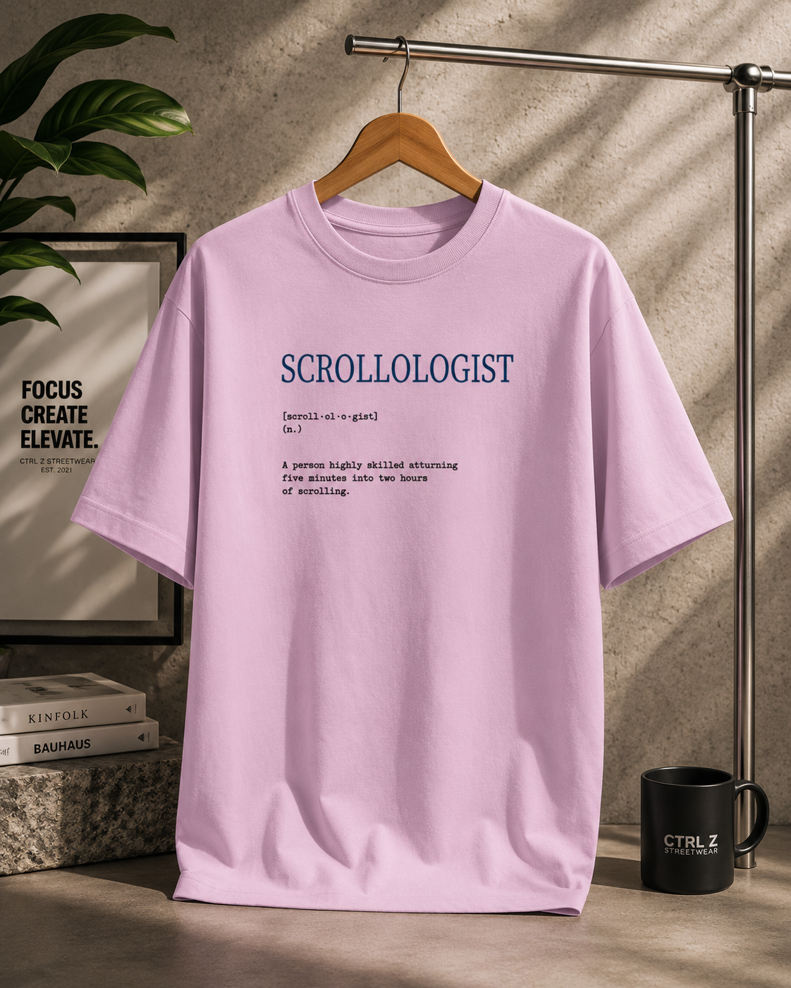 SCROLLOLOGIST™ Oversized T-Shirt | The CTRL Z Lexicon Collection