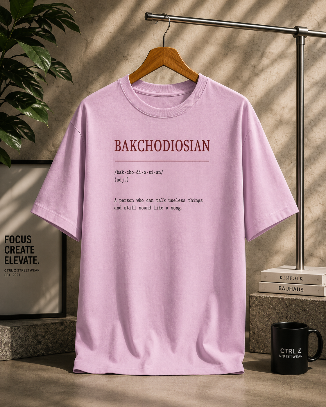 BAKCHODIOSIAN™ Oversized T-Shirt | The CTRL Z Lexicon Collection