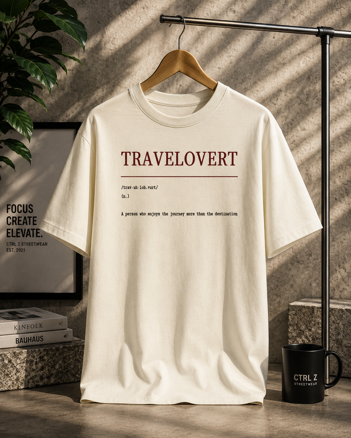 Travelovert ™ Oversized T-Shirt | The CTRL Z Lexicon Collection