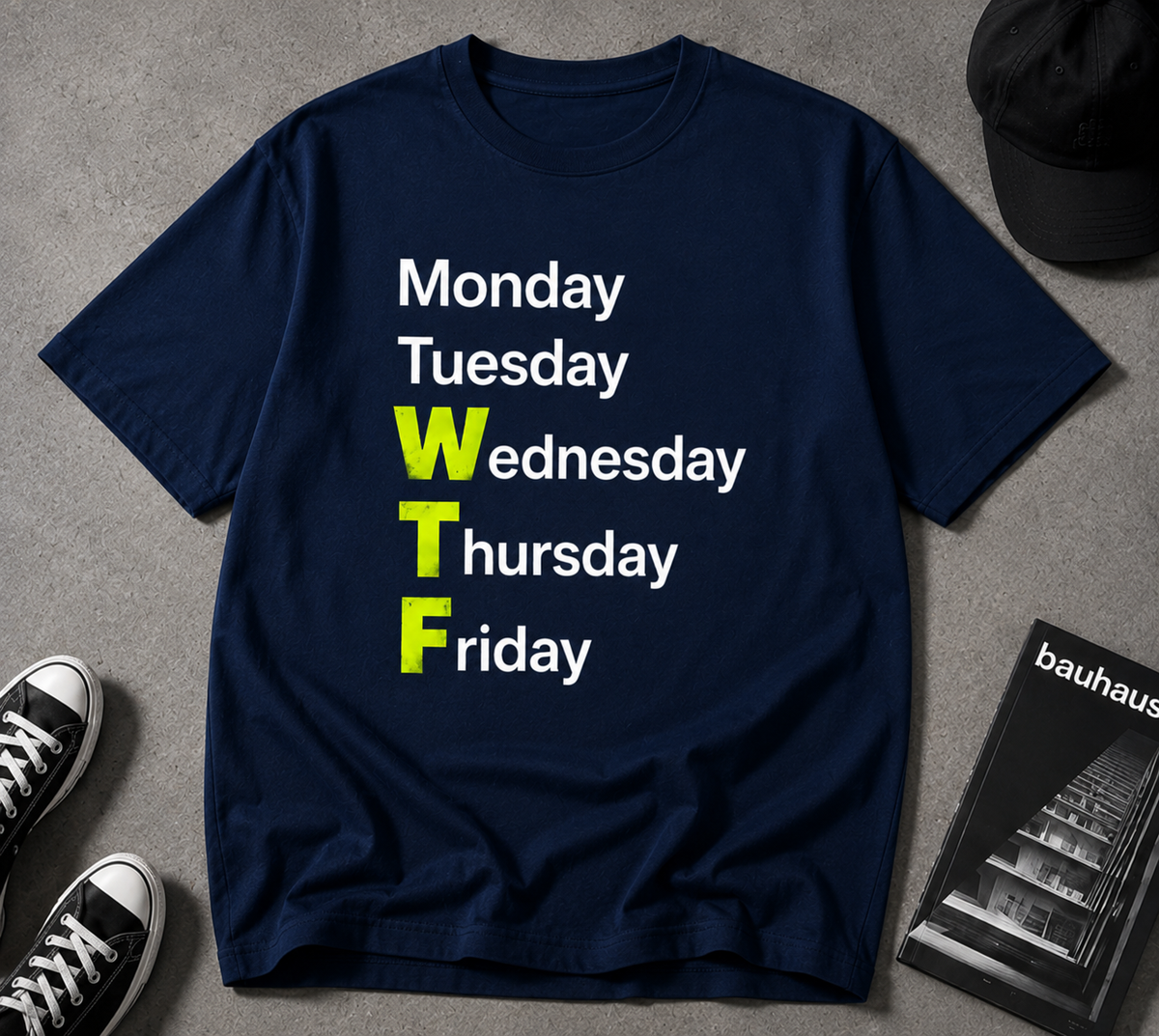 Funny Office Humour T-Shirt – WTF Weekdays | The Ctrl Z