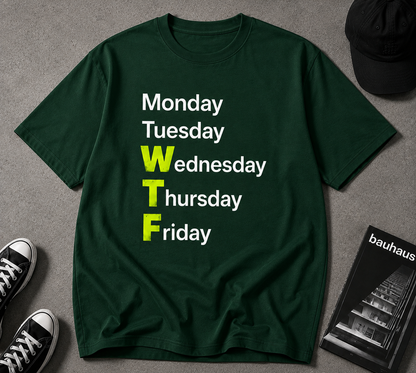 Funny Office Humour T-Shirt – WTF Weekdays | The Ctrl Z