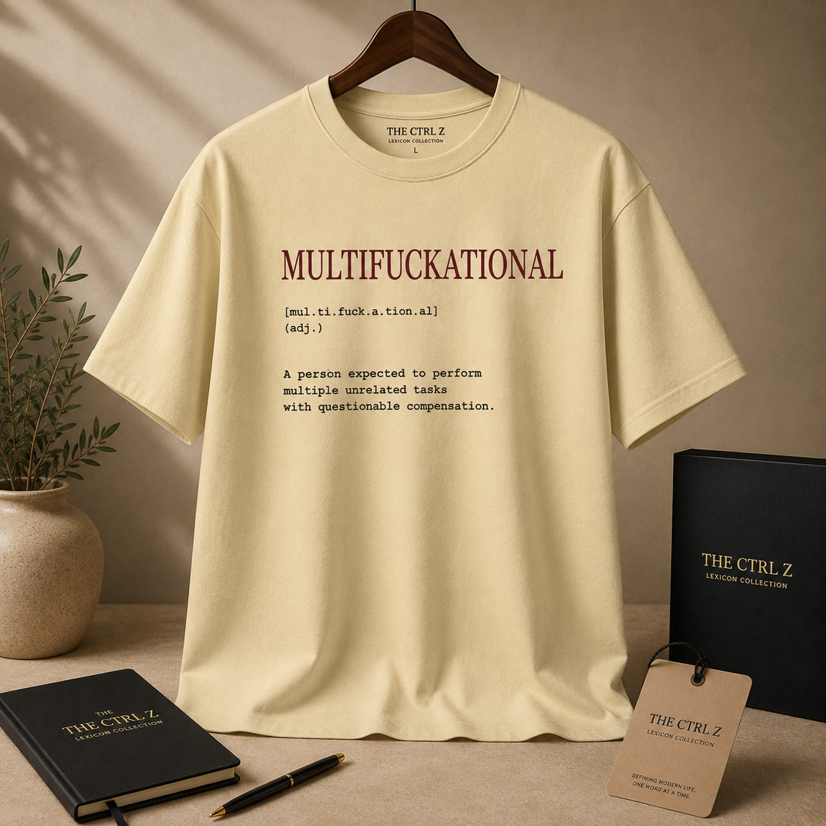 MULTIFUCKATIONAL™ Oversized T-Shirt | The CTRL Z Lexicon Collection