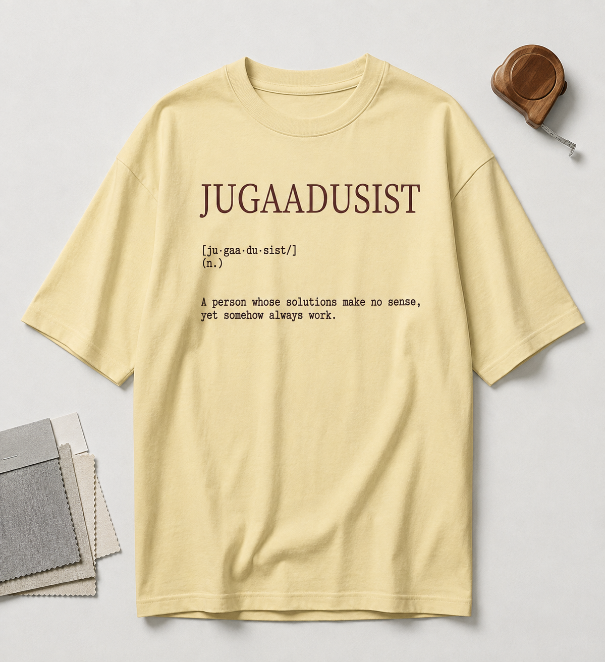 Jugaadusist™ Oversized T-Shirt | The CTRL Z Lexicon Collection