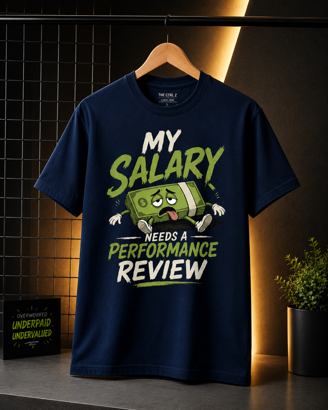 My Salary Needs a Performance Review Unisex Classic Crew 100% cotton T-Shirt