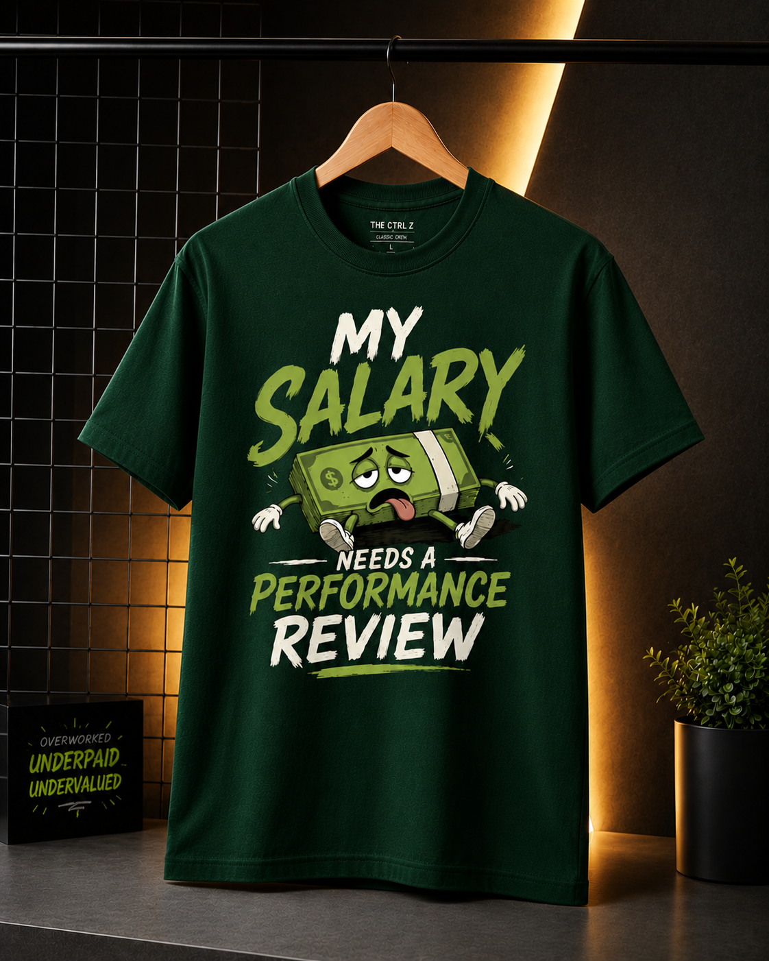 My Salary Needs a Performance Review Unisex Classic Crew 100% cotton T-Shirt
