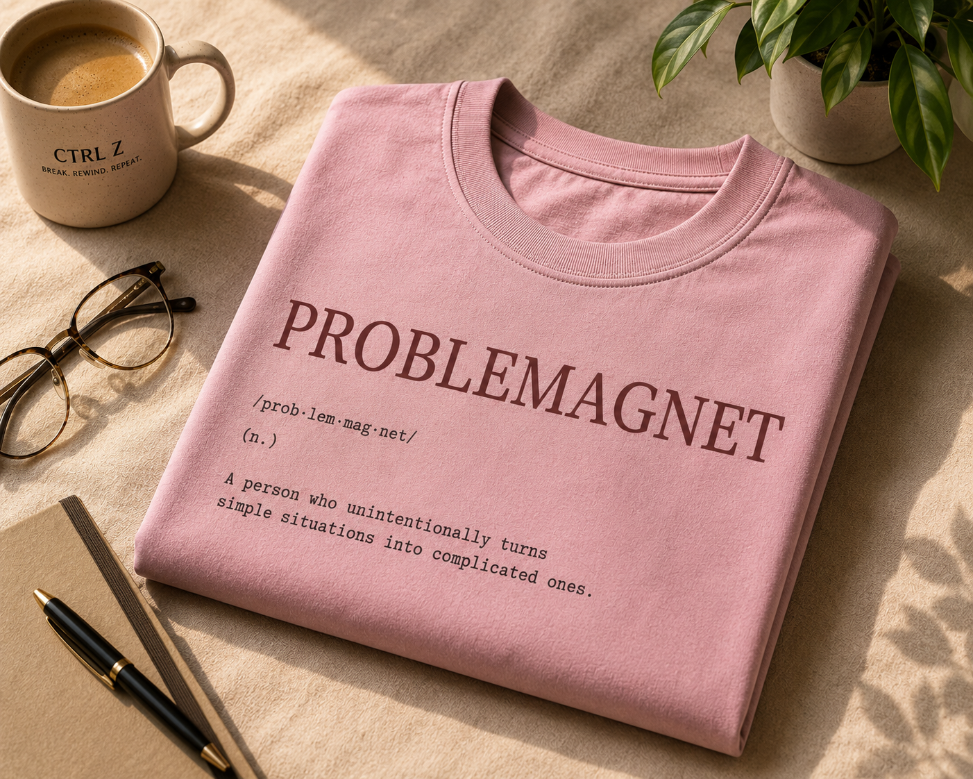 Problemagnet™ Oversized T-Shirt | The CTRL Z Lexicon Collection