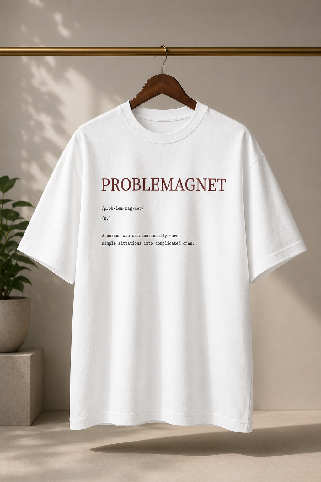 Problemagnet™ Oversized T-Shirt | The CTRL Z Lexicon Collection