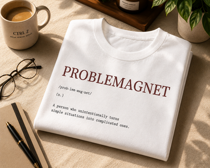 Problemagnet™ Oversized T-Shirt | The CTRL Z Lexicon Collection