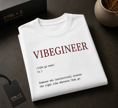 Vibegineer™ Oversized T-Shirt | The CTRL Z Lexicon Collection