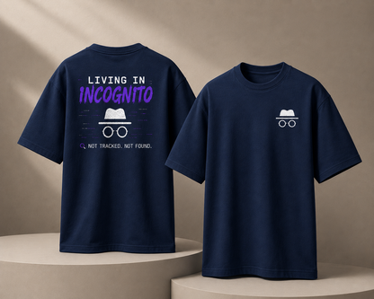 Living in Incognito Unisex Oversized Standard T-Shirt