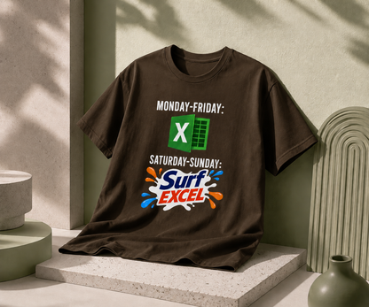 Weekdays vs Weekends Unisex Classic Crew T-Shirt