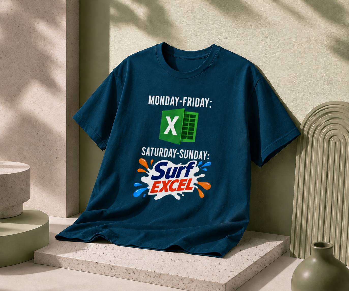 Weekdays vs Weekends Unisex Classic Crew T-Shirt