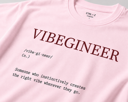 Vibegineer™ Oversized T-Shirt | The CTRL Z Lexicon Collection