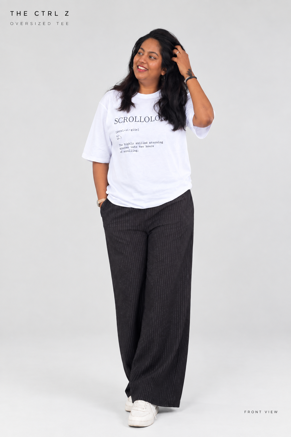 SCROLLOLOGIST™ Oversized T-Shirt | The CTRL Z Lexicon Collection