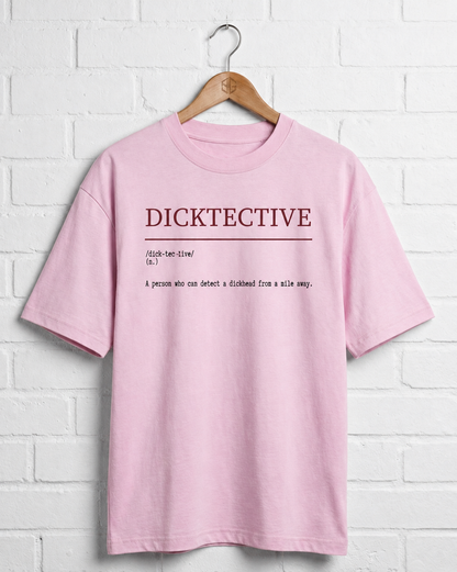 DICKTECTIVE™ Oversized T-Shirt | The CTRL Z Lexicon Collection