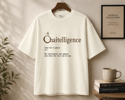 Chaitelligence™ Oversized T-Shirt | The CTRL Z Lexicon Collection