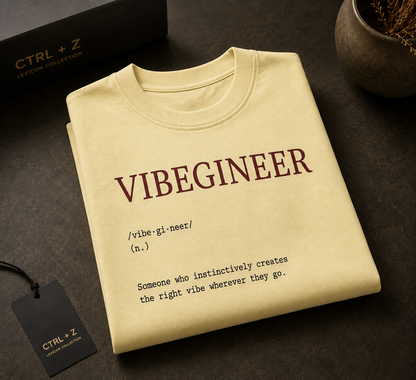 Vibegineer™ Oversized T-Shirt | The CTRL Z Lexicon Collection