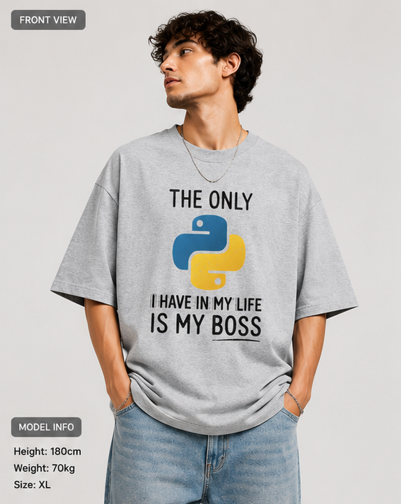 My Only Snake Is My Boss T-Shirt – The Ctrl Z | Python Programmer India