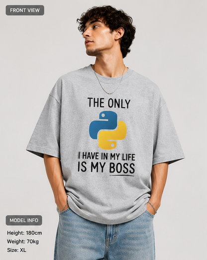 My Only Snake Is My Boss T-Shirt – The Ctrl Z | Python Programmer India